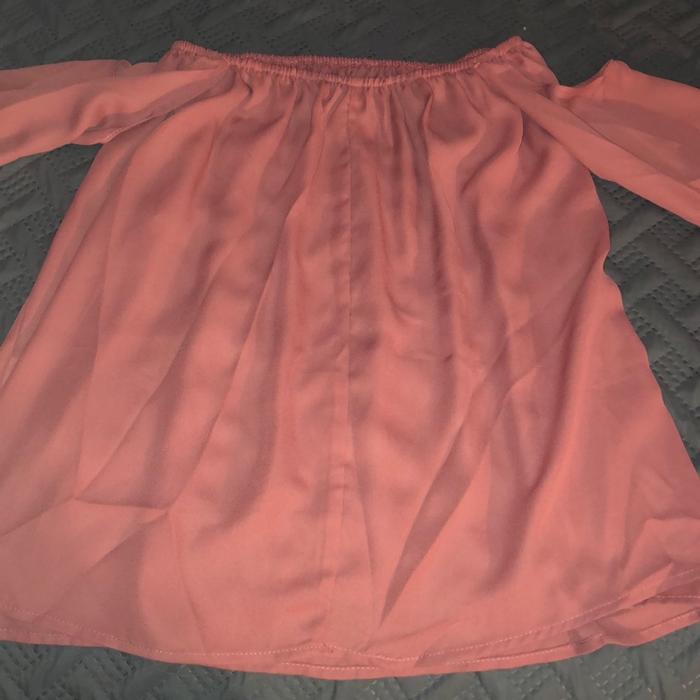 Pink/ salmon color casual top